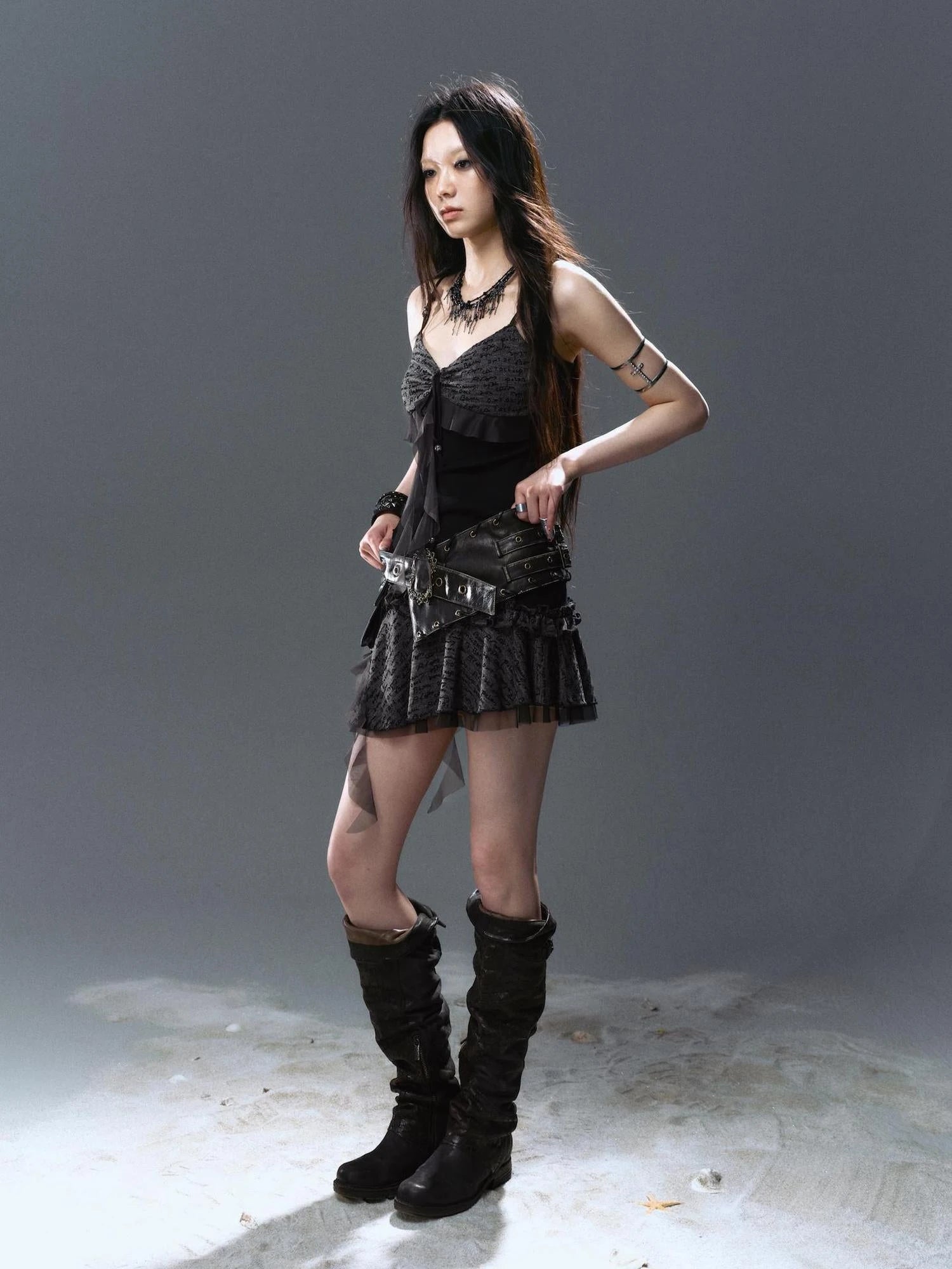 Sea Witch Poetry Corset Belt with Vintage Buckle