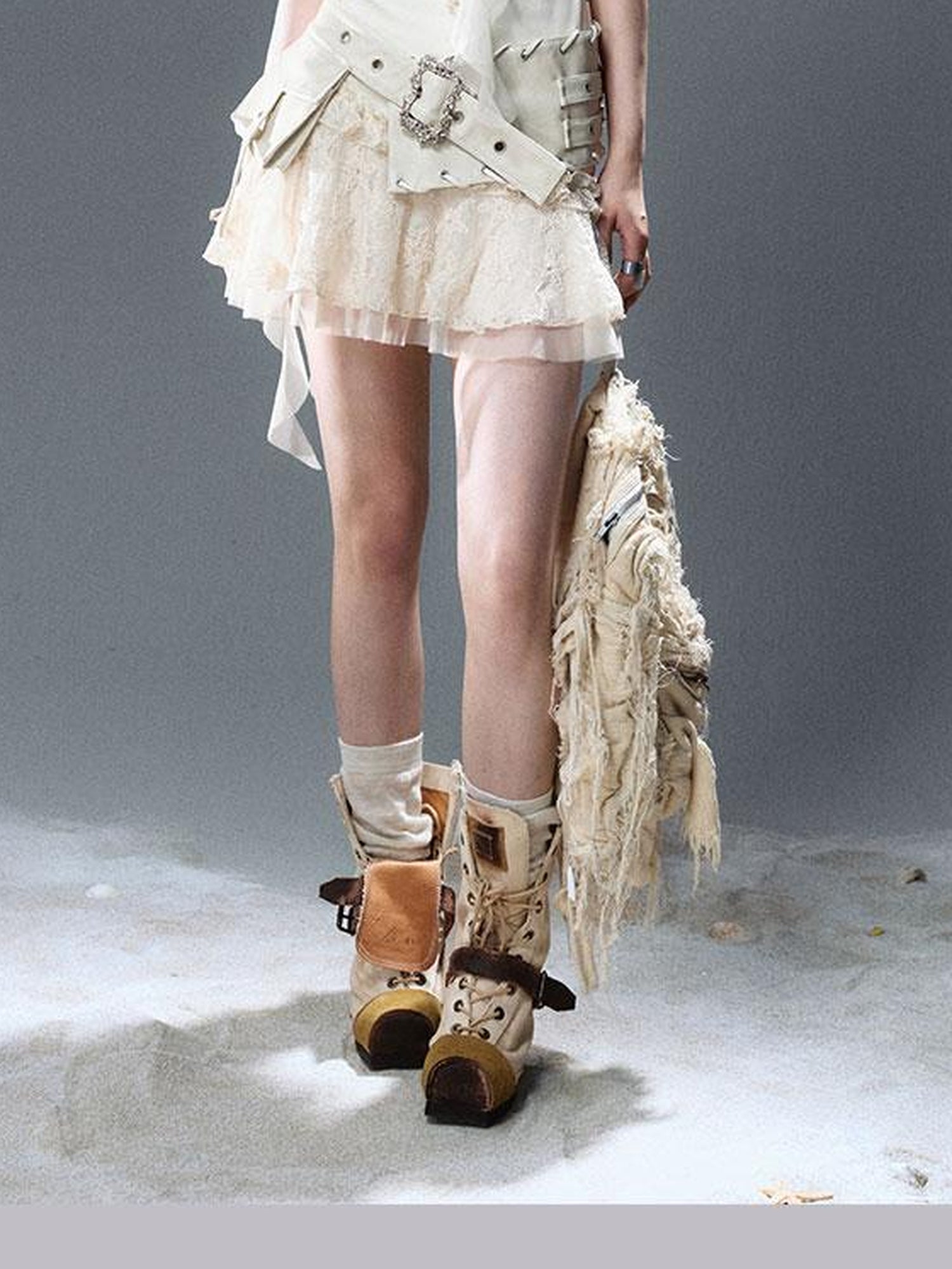 Update c Sea Witch Poetry Corset Belt with Vintage Buckle