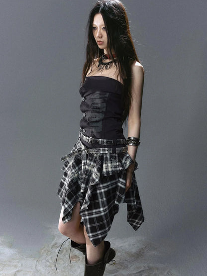 Sea Witch Rebel Poetry Dress V-Neck T-Shirt Long-Sleeve