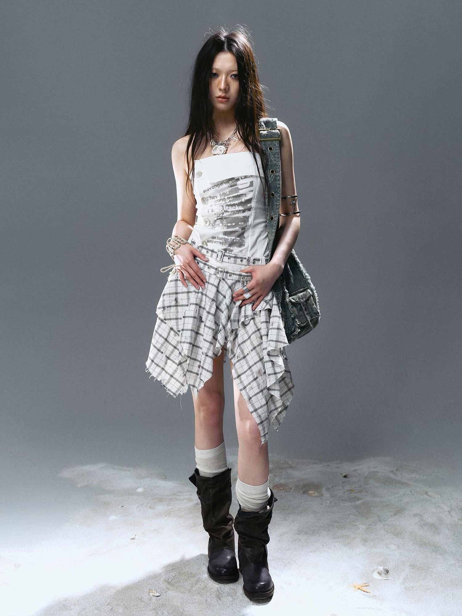 Update c Sea Witch Rebel Poetry Dress V-Neck T-Shirt Long-Sleeve