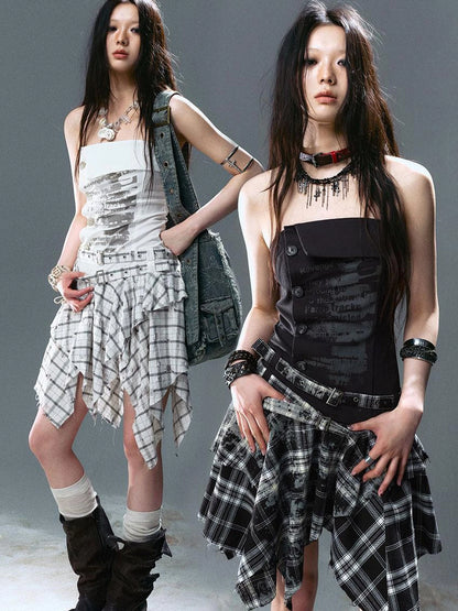 Sea Witch Rebel Poetry Dress V-Neck T-Shirt Long-Sleeve