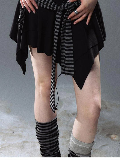 Seafarer Punk Starfish Lace Up Mini Dress