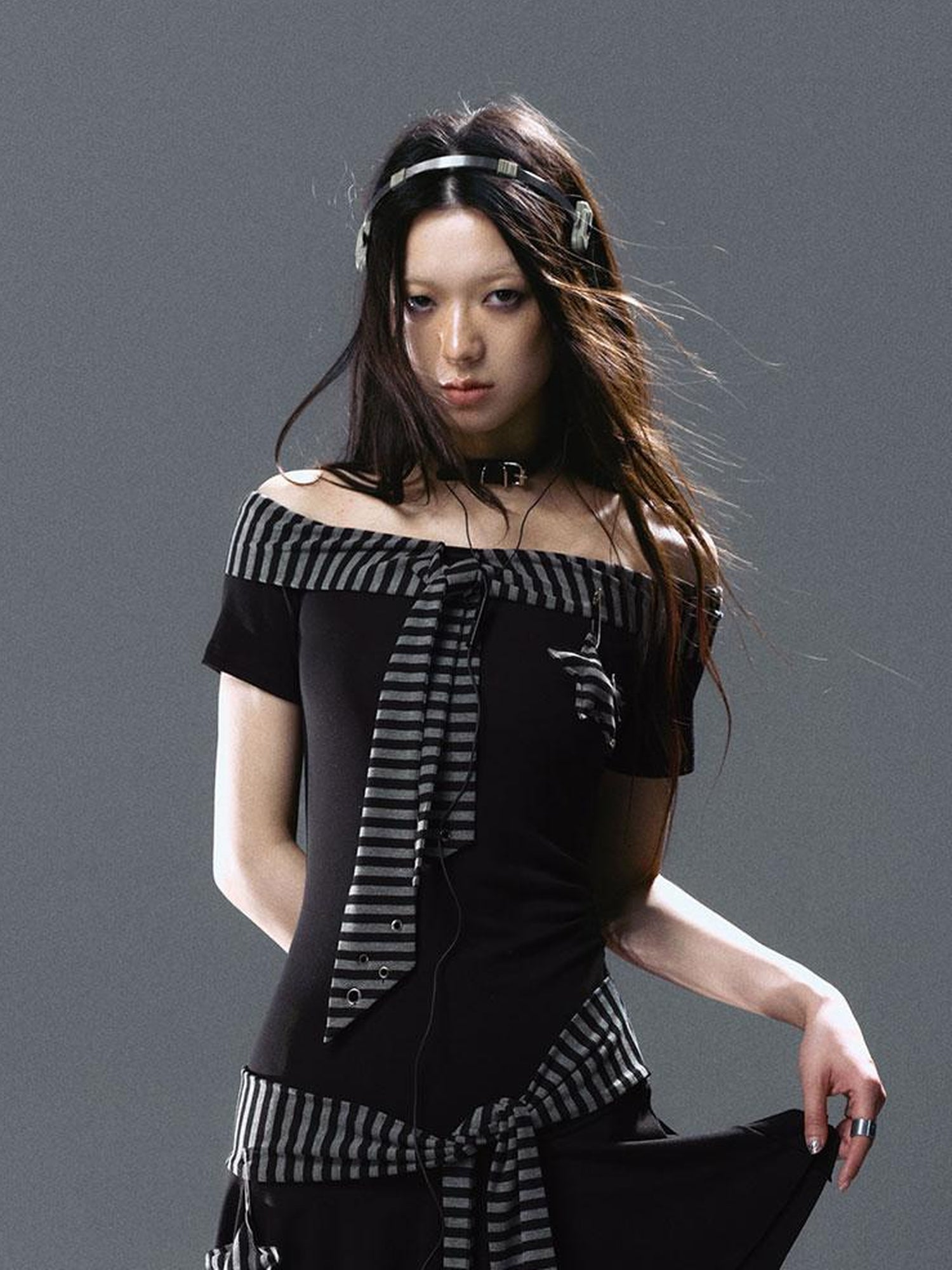 Update c Seafarer Punk Starfish Lace Up Mini Dress