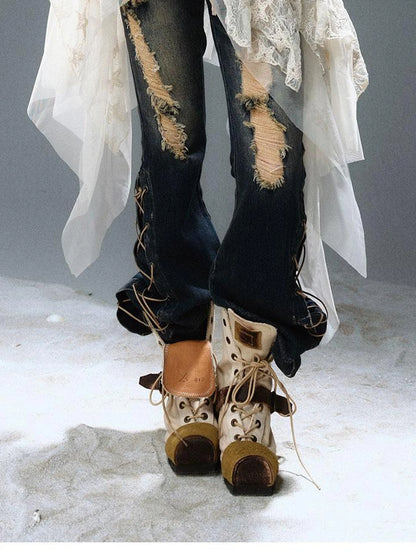 Textured Crinkle Chiffon Hooded Cape