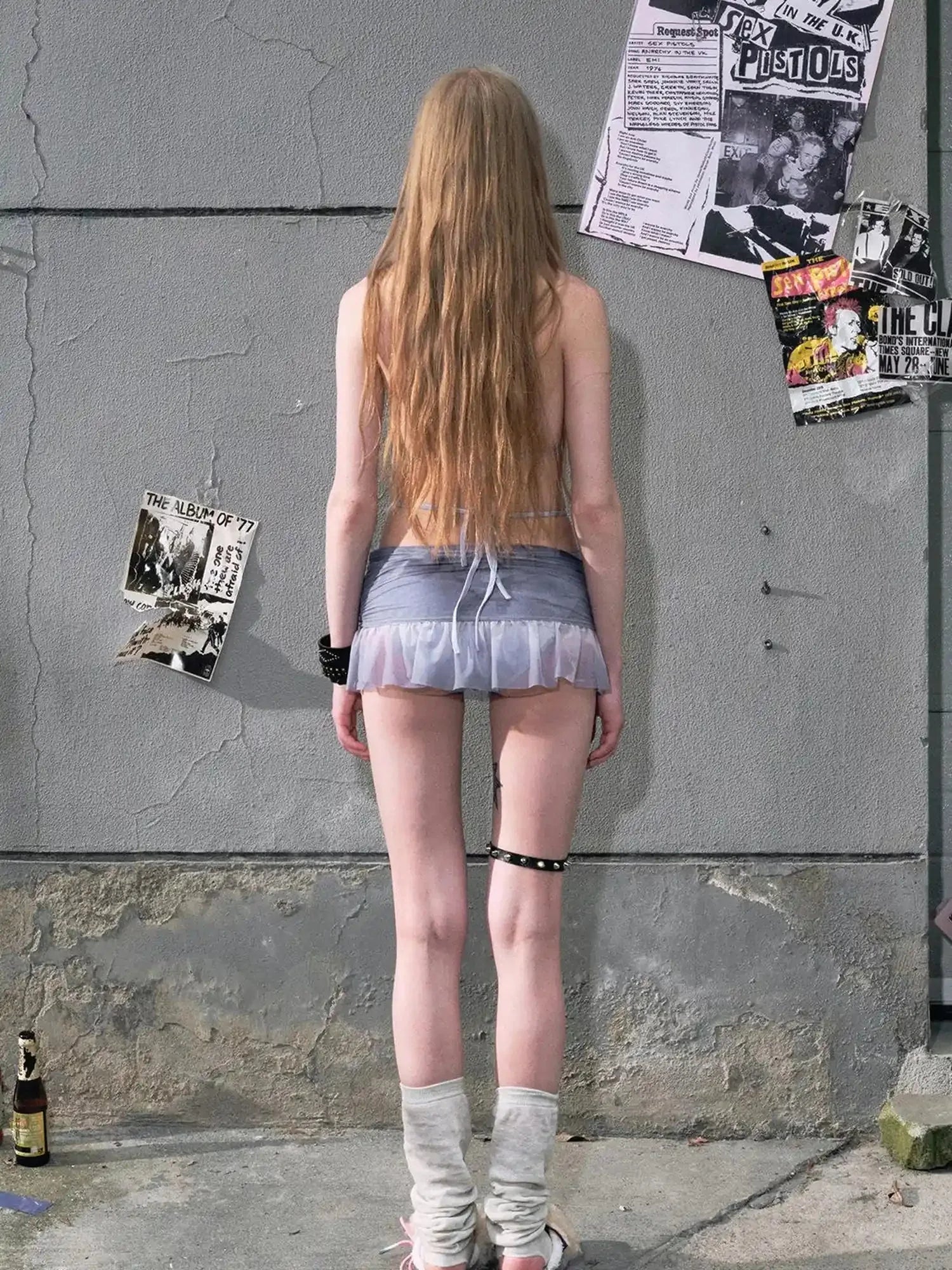 Underwater Dream Mesh Swimsuit Set V Neck T Shirt Long Sleeve