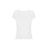 Northbutsouth Mehrfarbige, lockere Damen-T-Shirts aus Baumwolle und Modal mit gerolltem Saum, U-Ausschnitt und kurzen Ärmeln