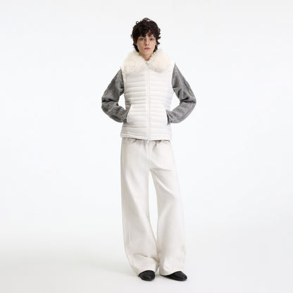 RUN_TO_THE_FUTURE_90%_White_Duck_Down_Thick_Slim_Casual_Turn_Collar_Ladies_Down_Jackets_MISSTT