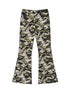 Camouflage Cargo Flared Wide Leg Retro Pants Women