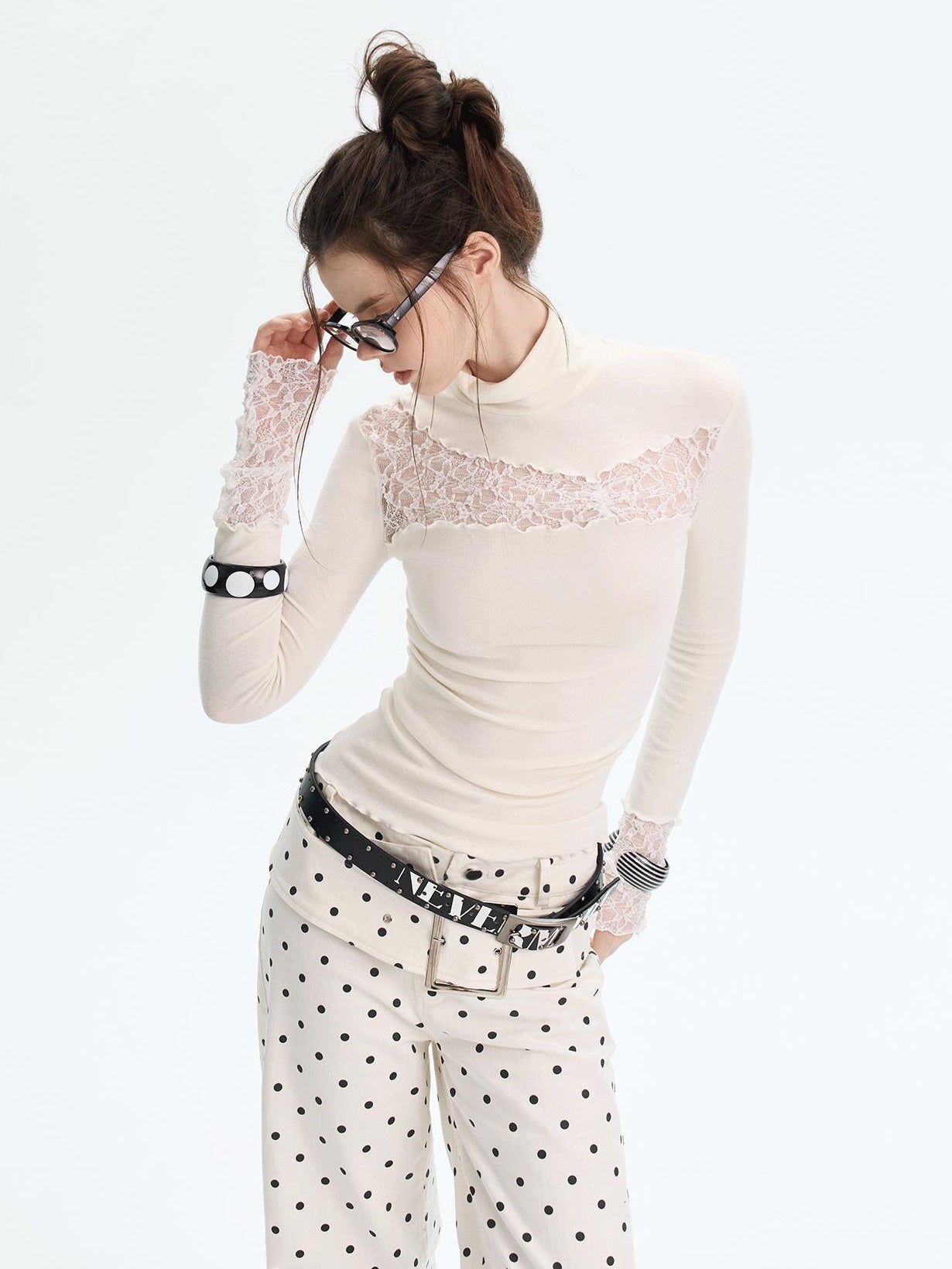 The NeverMore Sleek Black Printed Pu Pin Buckle Slim Women Adjustable 107Cm Faux Leather Belts