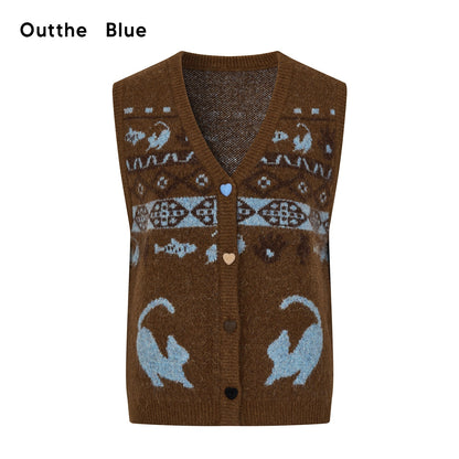 OuttheBlue_Recycled_Green_Fiber_Animal_Print_Commuter_Style_Women_Cardigan_Tank_Tops_MISSTT