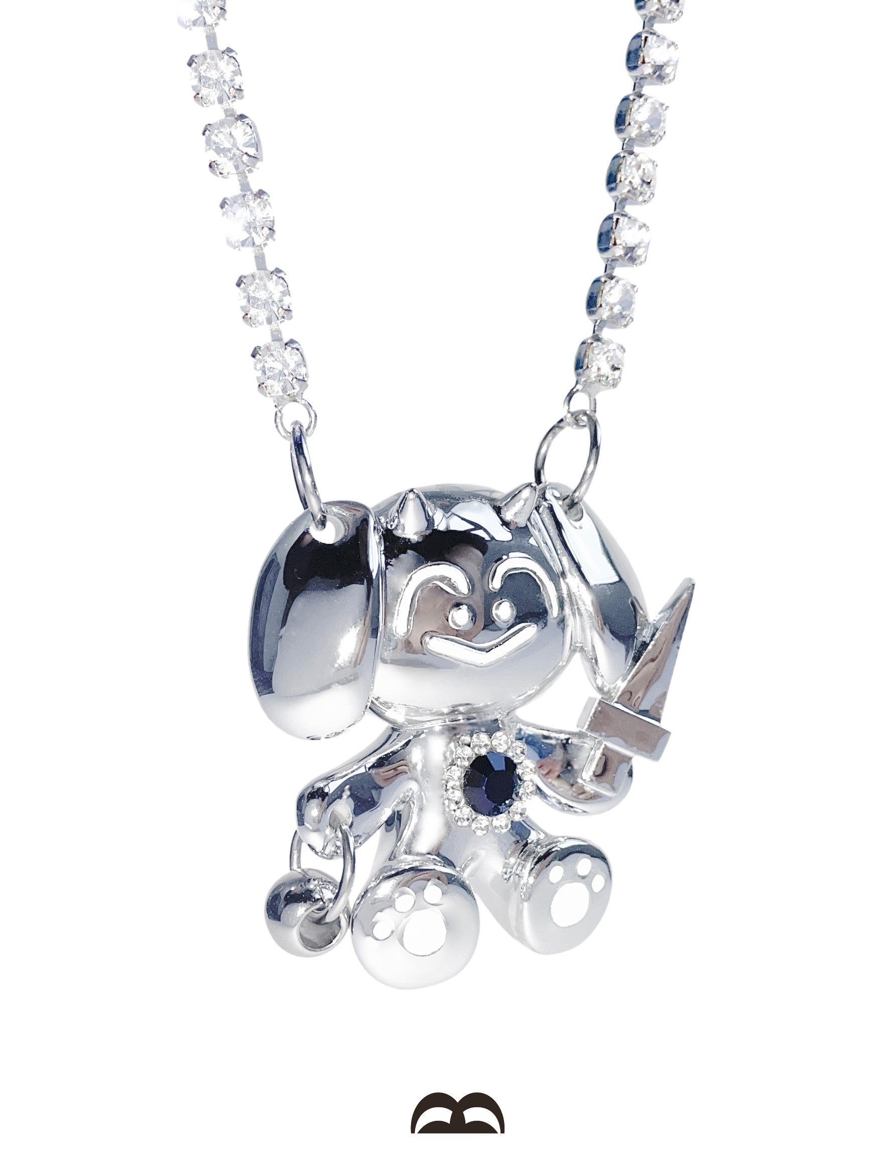 takeabreak_Cat_And_Dog_Spy_Silver_Plated_Diamond_Inlay_Women&