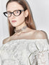 2th Desire Y2K Retro Choker Leather Collar Necklace