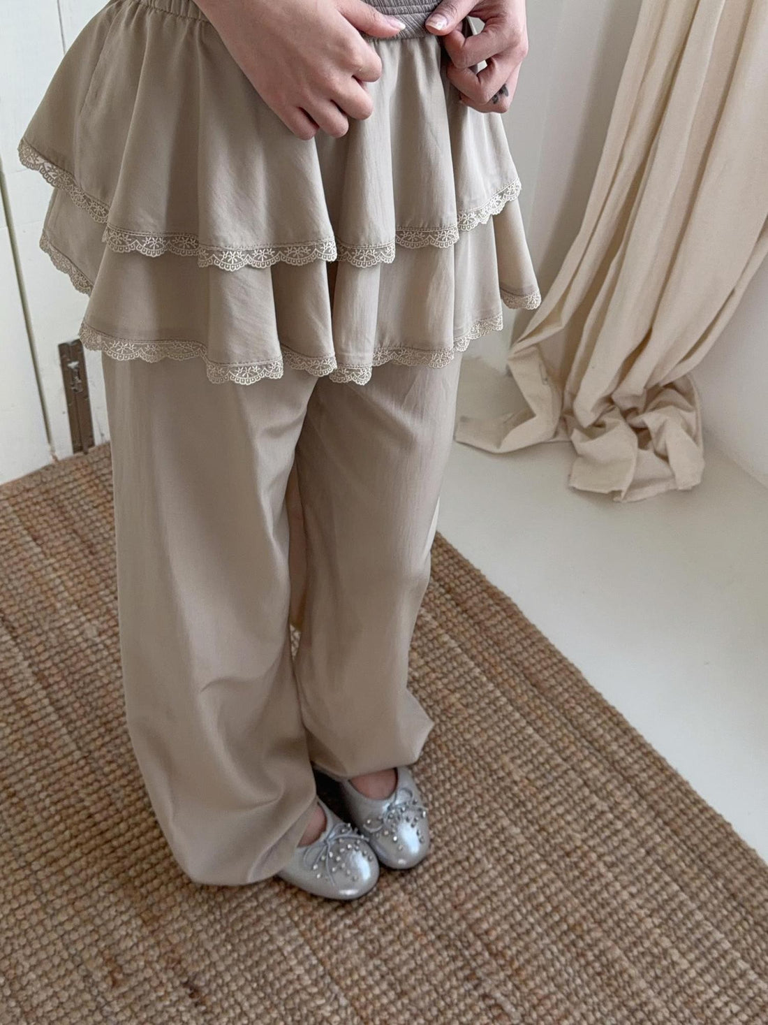 chaoschaos Casual Layered Look Ruffle Women&