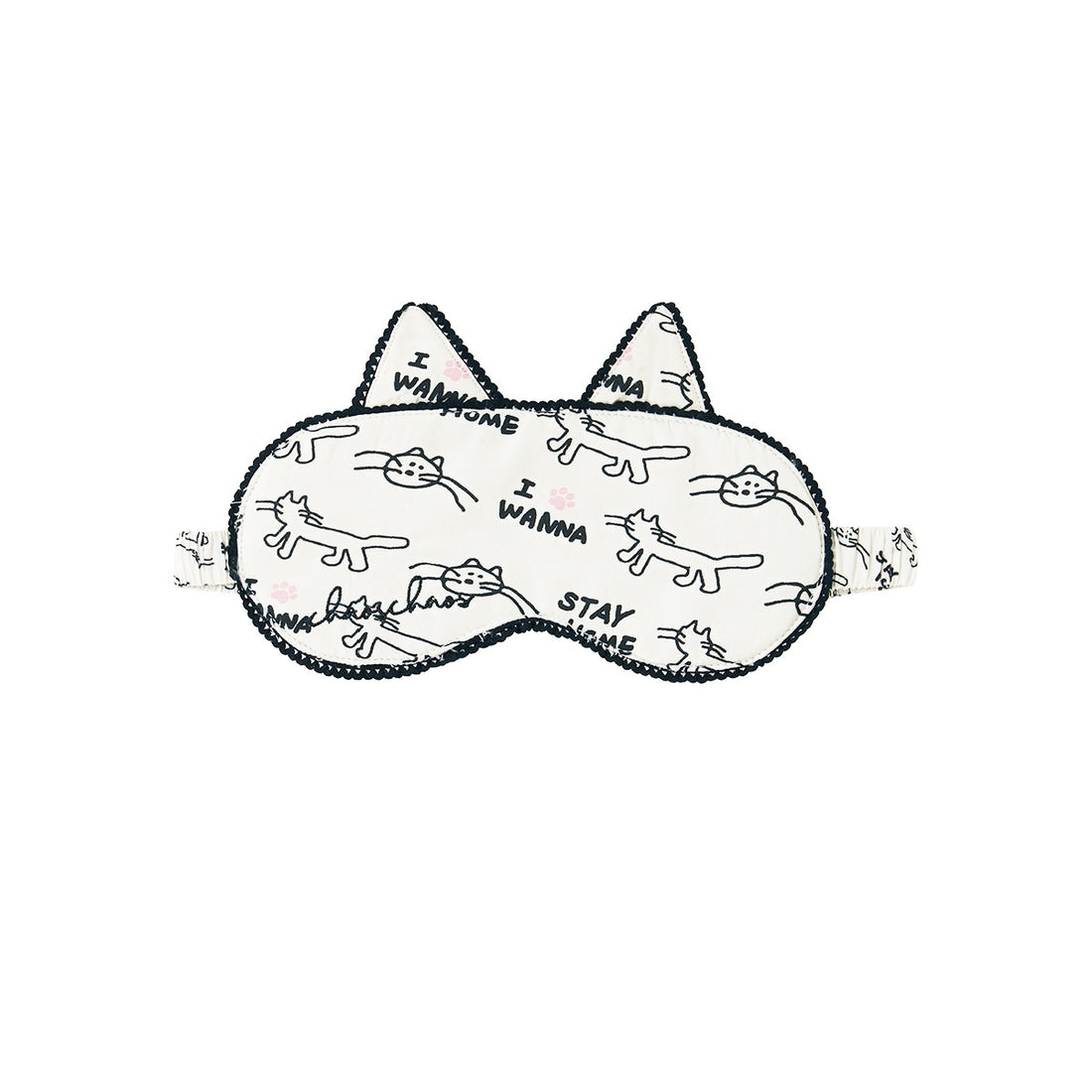 chaoschaos_Cat_Print_Contrast_Lace_Doll_Collar_Cotton_Women&