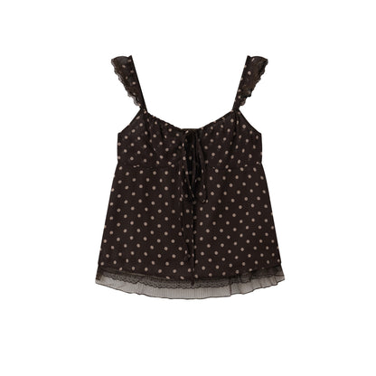chaoschaos_Leopard_Polka_Dot_Print_Fly_Sleeve_Slim_Fit_Tencel_Women&