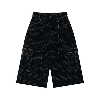 chaoschaos_Star_Print_Distressed_Washed_Contrast_Stitch_High_Waist_Women&