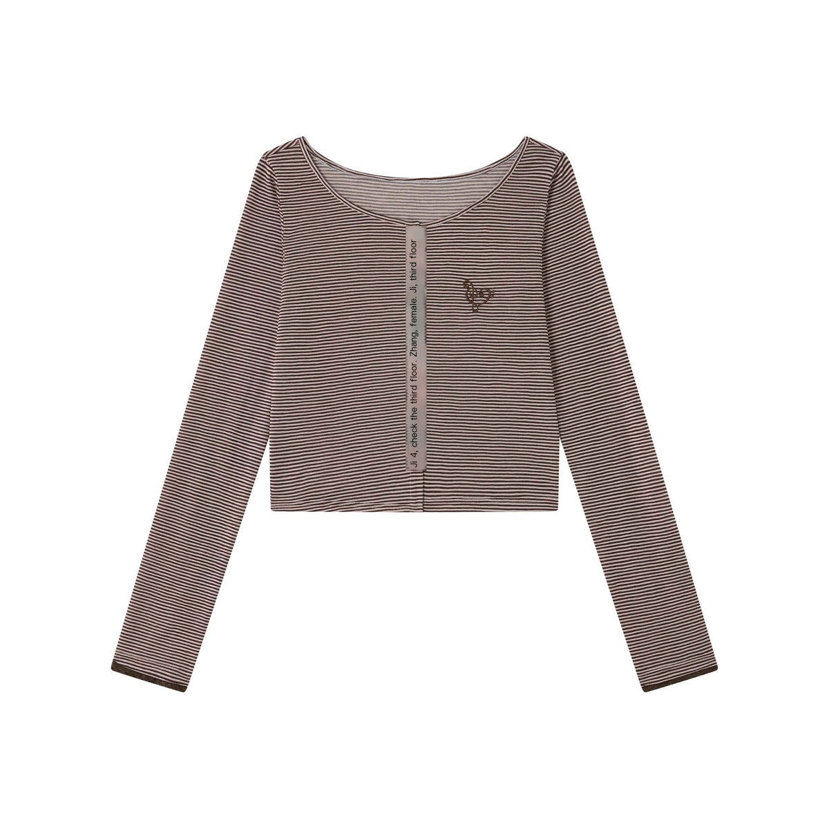 chaoschaos_Striped_Lace_Trim_Two_Piece_Slim_Fit_Women&