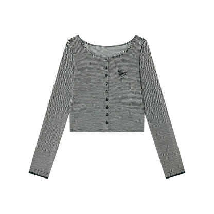 chaoschaos_Striped_Lace_Trim_Two_Piece_Slim_Fit_Women&