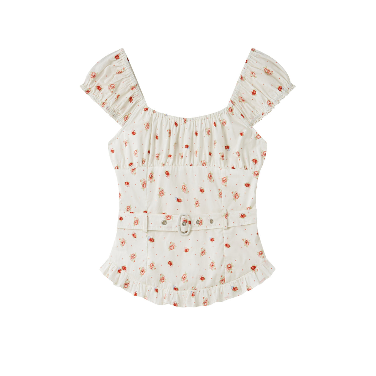 chaoschaos_Vintage_Floral_Striped_Cinched_Waist_Sleeveless_A_Line_Women&