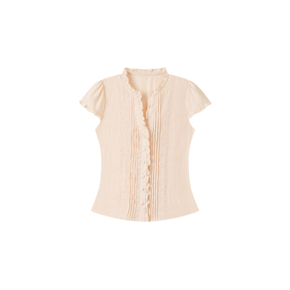 chaoschaos_Vintage_Ruffle_Lace_Floral_Print_Fitted_Women&