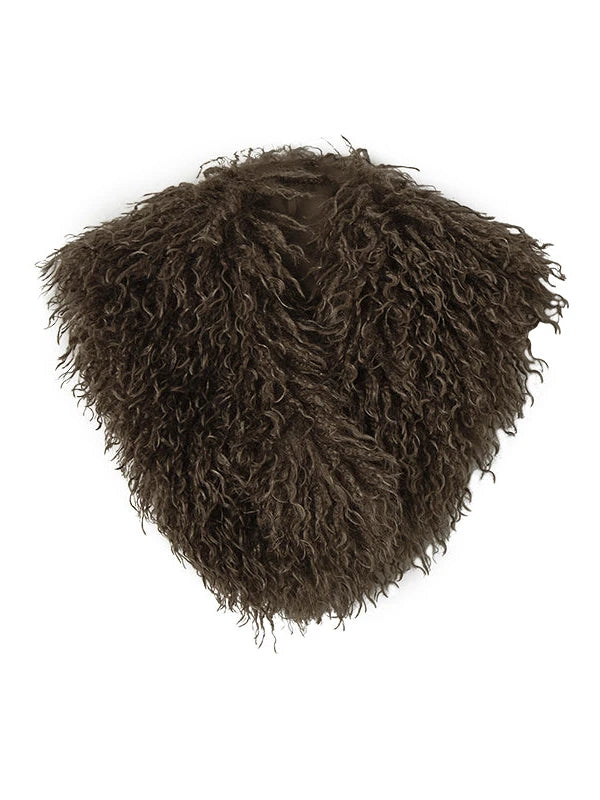 Vintage Faux Fur Scarf Warm Eco-Friendly Shearling Collar