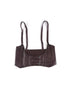 WSW WUSHENWU Multifunctional Slim Leather Belt With Detachable Straps Brown
