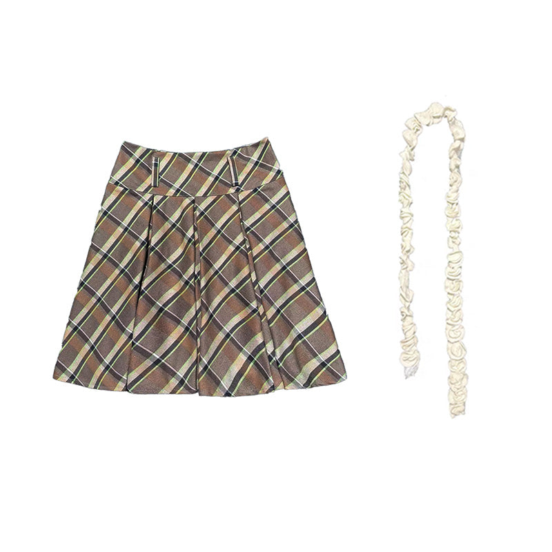 coffee colored dressfloral belt