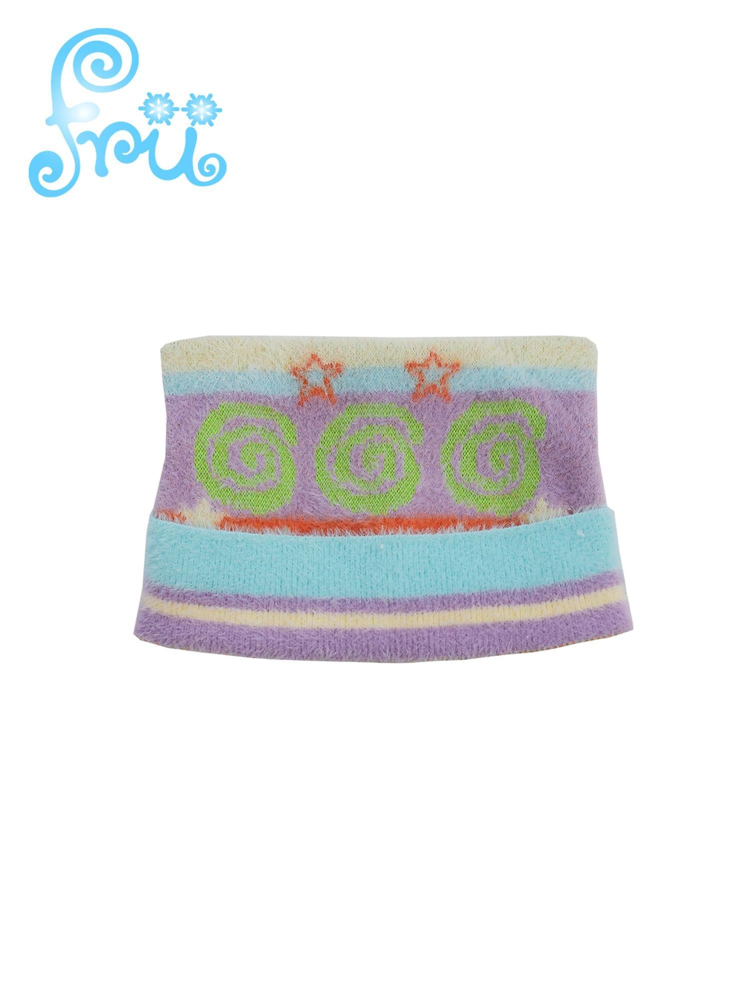 Frufru Gulu Sweet Patchwork Cat Ear Hood For Girls