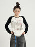 Achihara Cosmic Colorblock Long Sleeve Tee Shakespearean Romance Inspired
