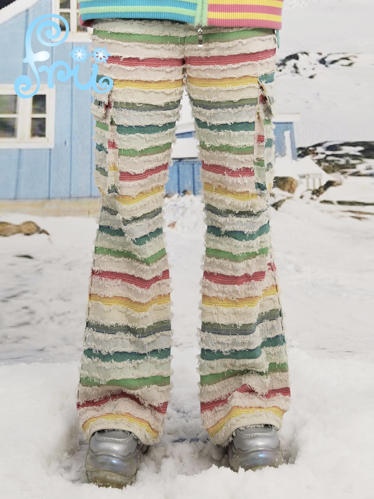 Frufru Gulu Frufru Gulu Winter Striped Jeans Millennium Contrast
