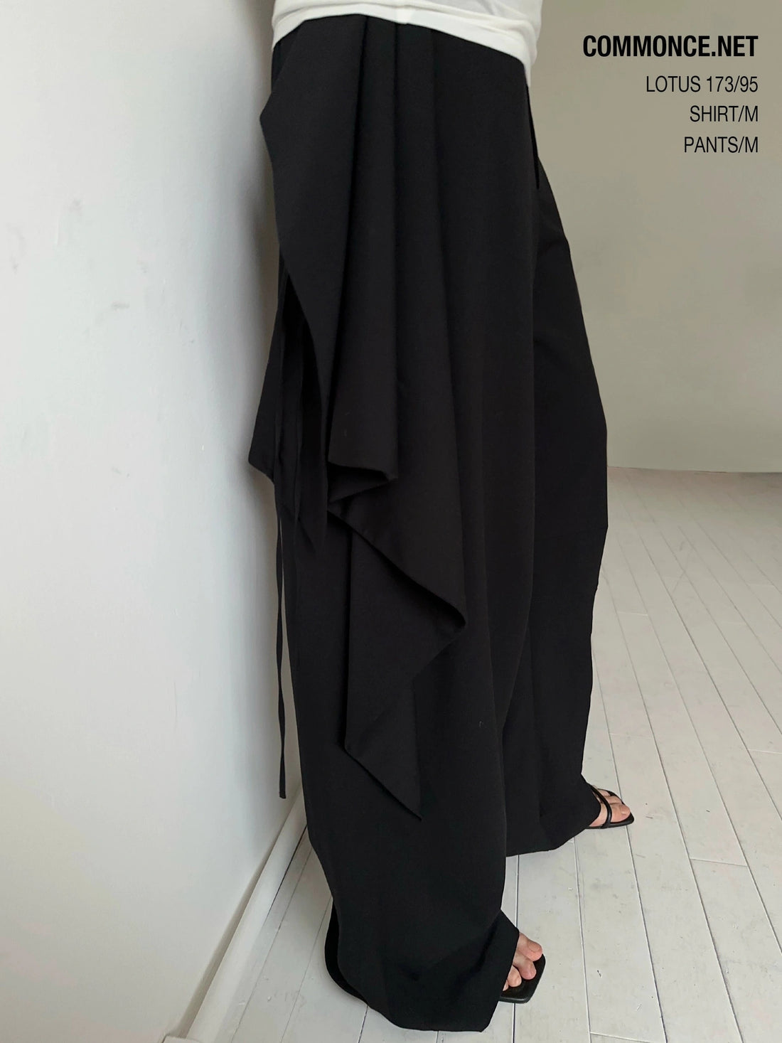 Multi Way Foldable Waistband Wide Leg Trousers