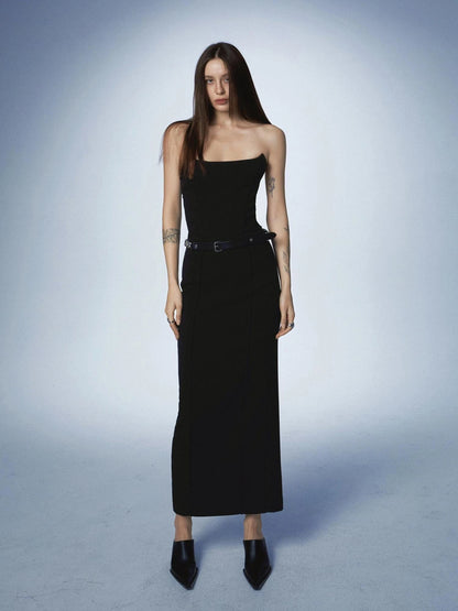 Strapless Boned Gown with Short Coat Set