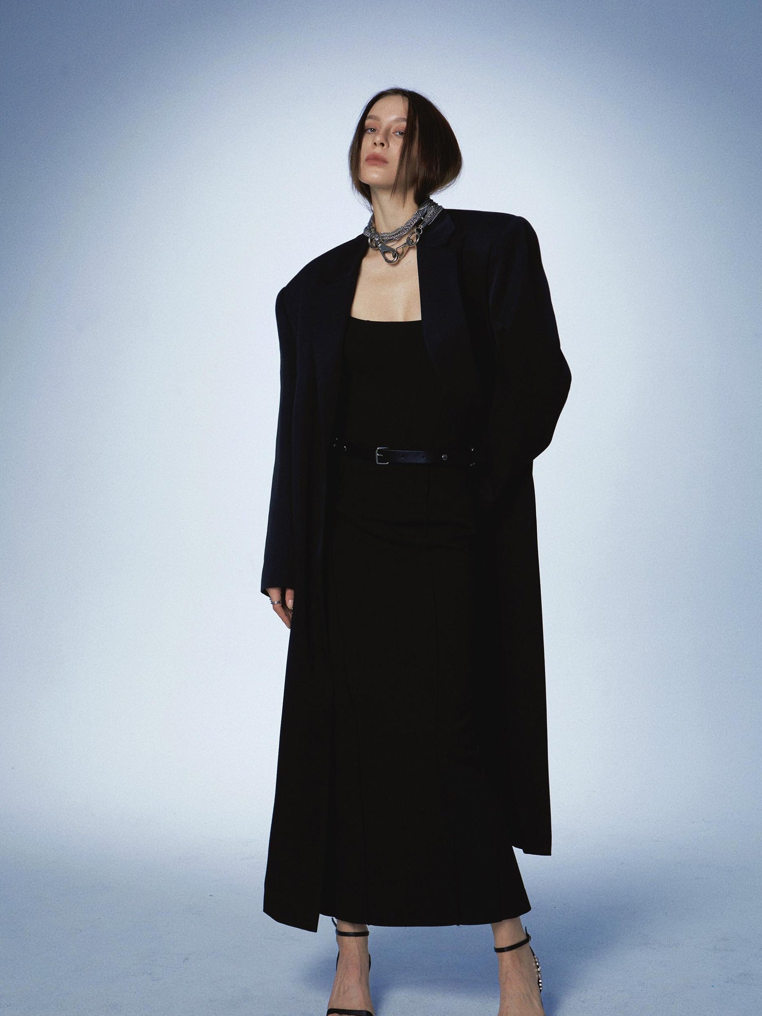 commonce.net Strapless Boned Gown with Short Coat Set