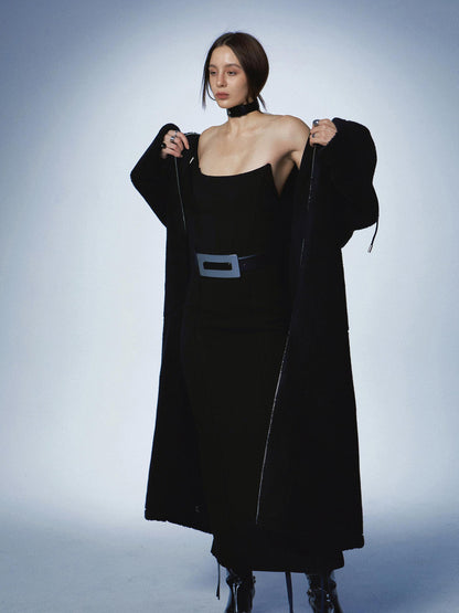 commonce.net Strapless Boned Gown with Short Coat Set