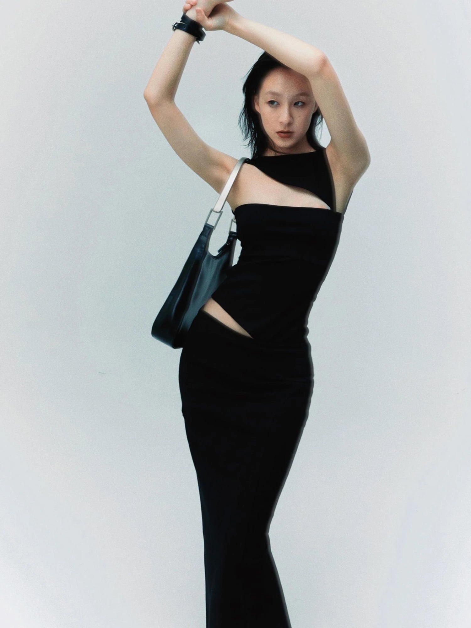 Two Way Spliced Hollow Cut Out Tube Top