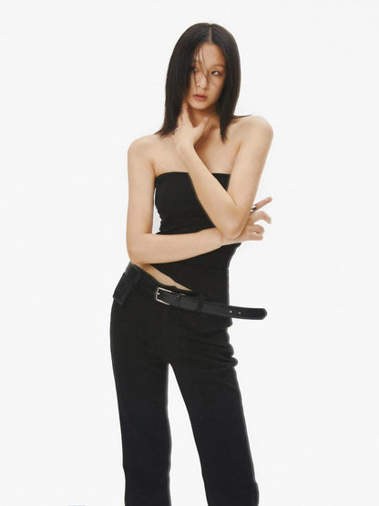 Two Way Spliced Hollow Cut Out Tube Top