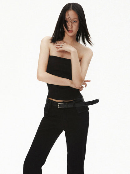 commonce.net Two Way Spliced Hollow Cut Out Tube Top