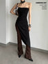 commonce_net_Asymmetric_Gathered_Side_Slit_Strapless_Gown_MISSTT