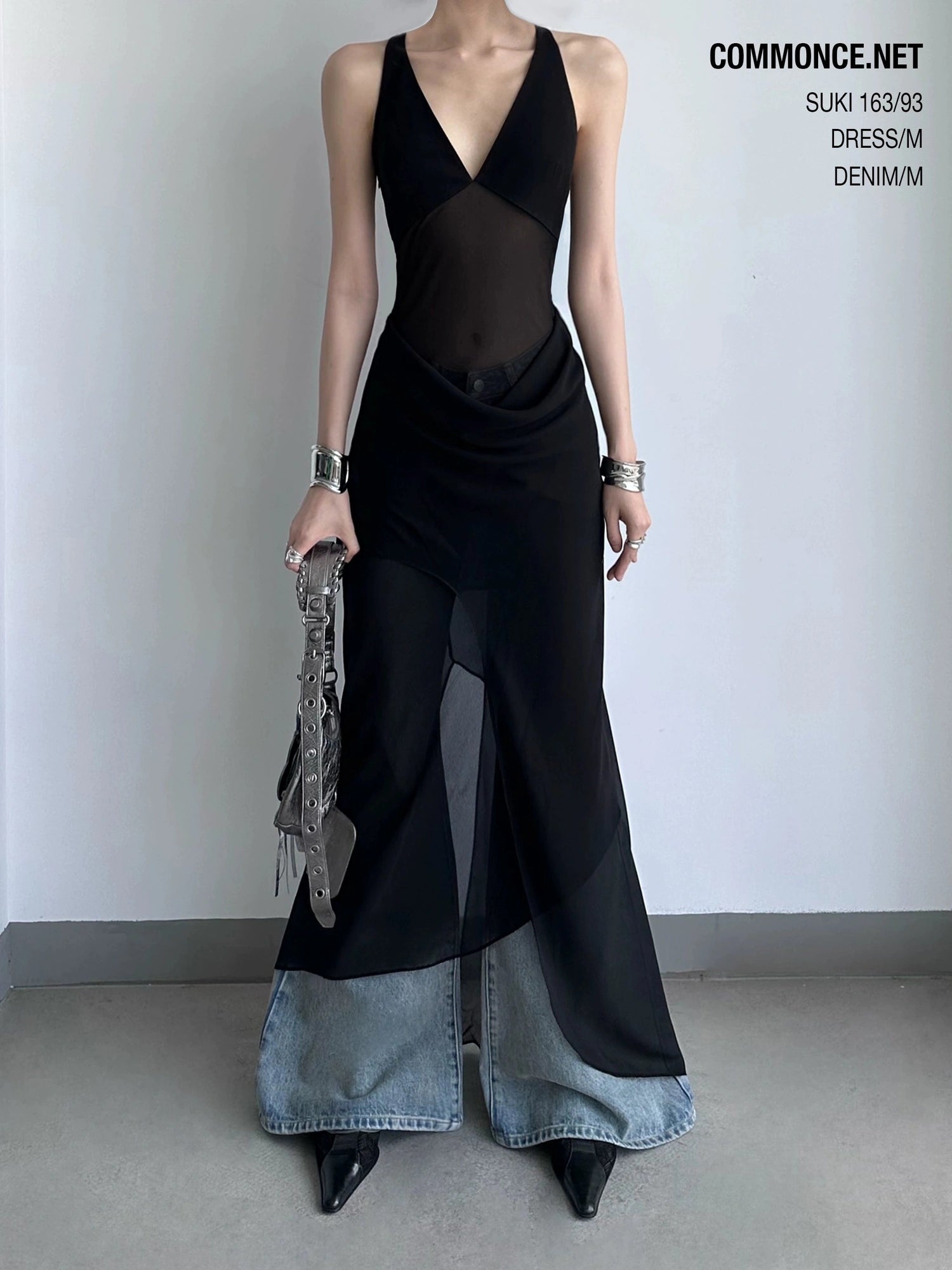 commonce net Asymmetrical Draped Halter Backless Maxi Dress MISSTT commonce net Asymmetrical Draped Halter Backless Maxi Dress MISSTT
