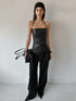 commonce_net_Boned_Waist_Cinching_Zipper_Removable_Straps_Women&