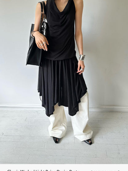 commonce net Classic Washed Off White Natural Waist Women&