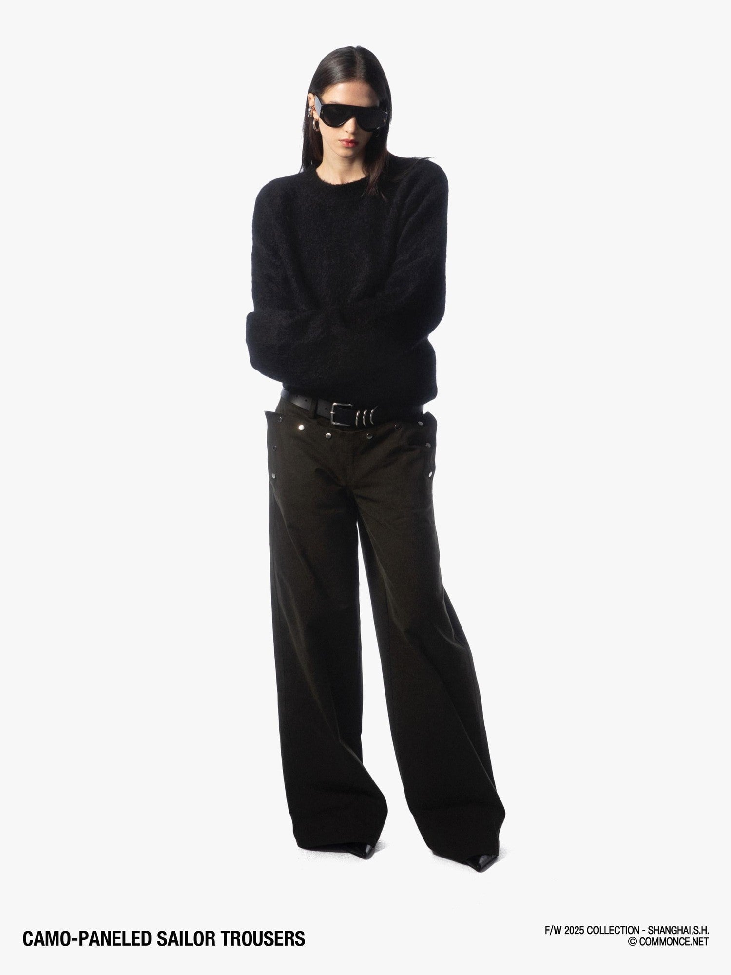 commonce net Dark Army Green Camo Patchwork Sailor Women&