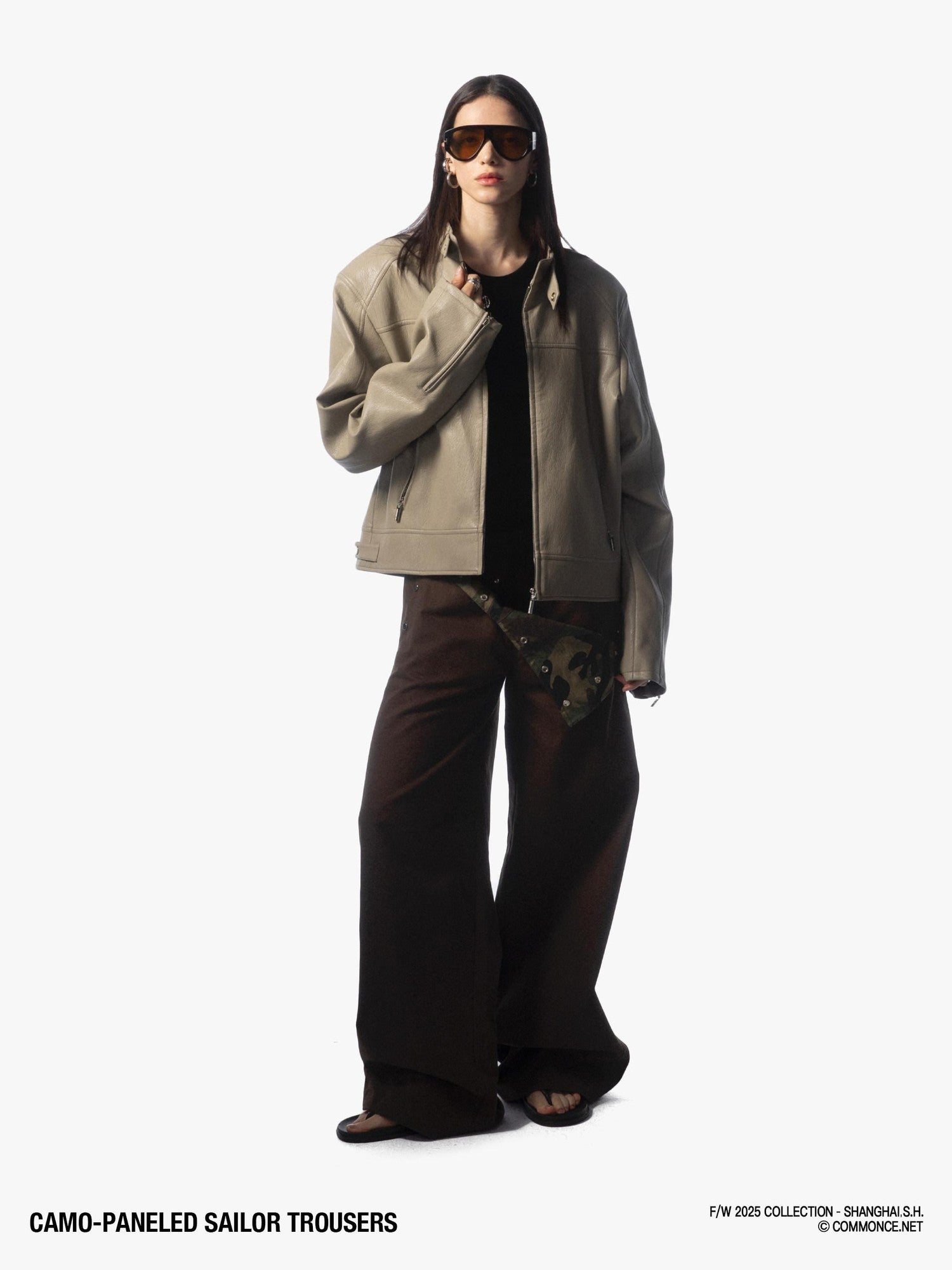 commonce net Dark Army Green Camo Patchwork Sailor Women&