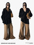 commonce net Deep V Drawstring Frayed Women&