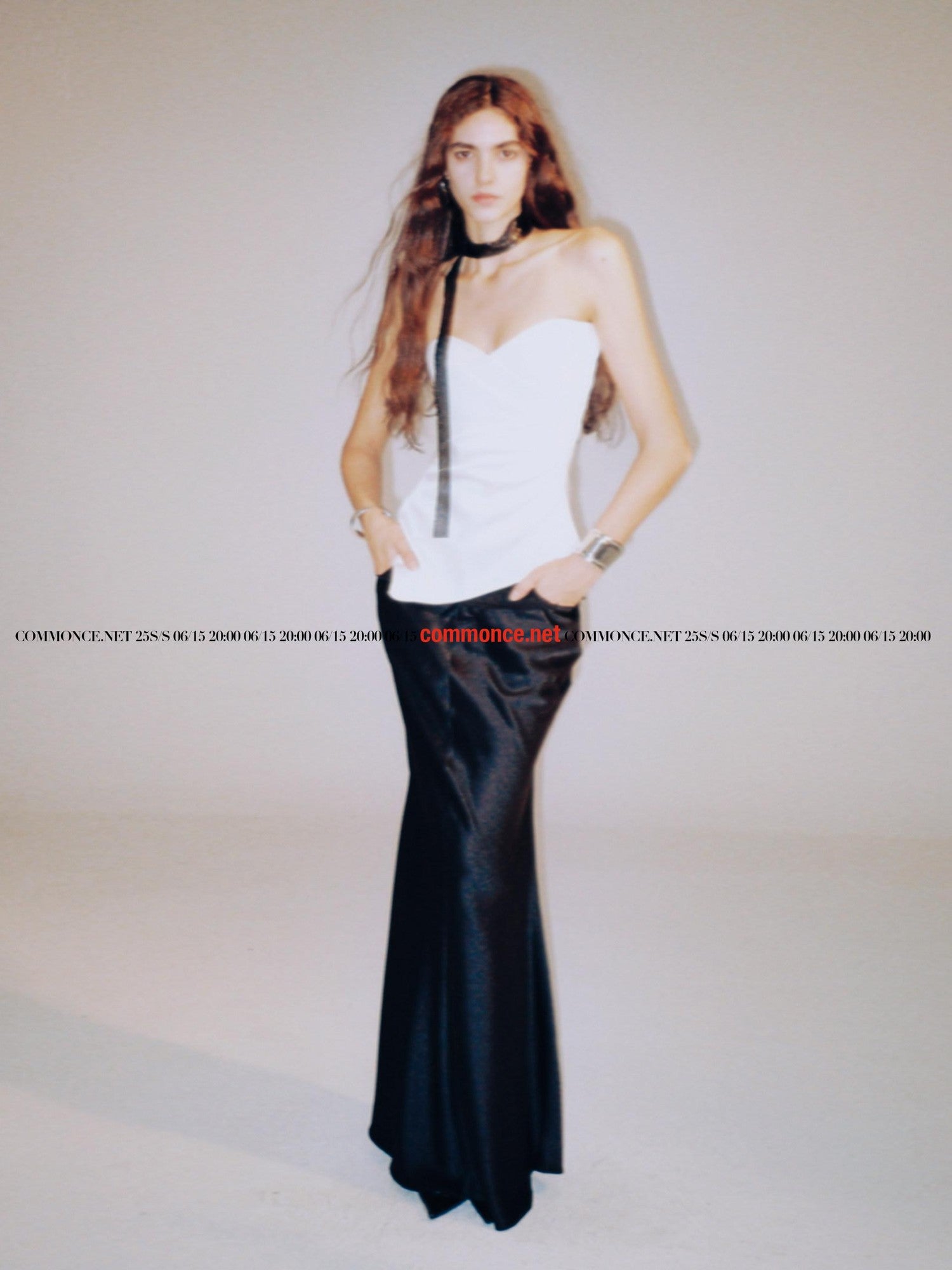 commonce net Frayed Patchwork Micro Fishtail Women&