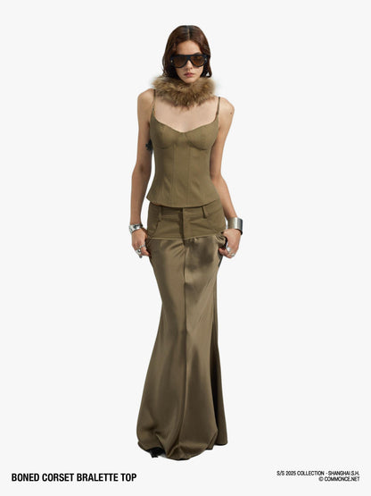 commonce net Frayed Patchwork Micro Fishtail Women&