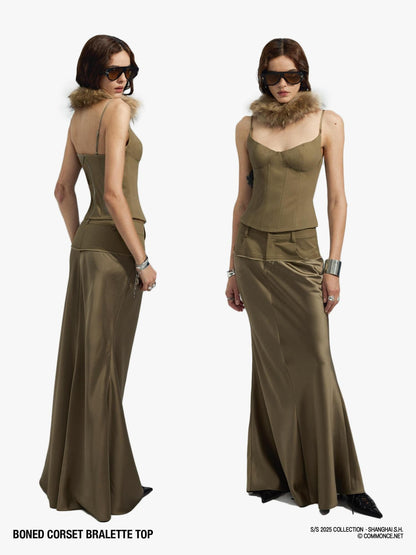 commonce net Frayed Patchwork Micro Fishtail Women&