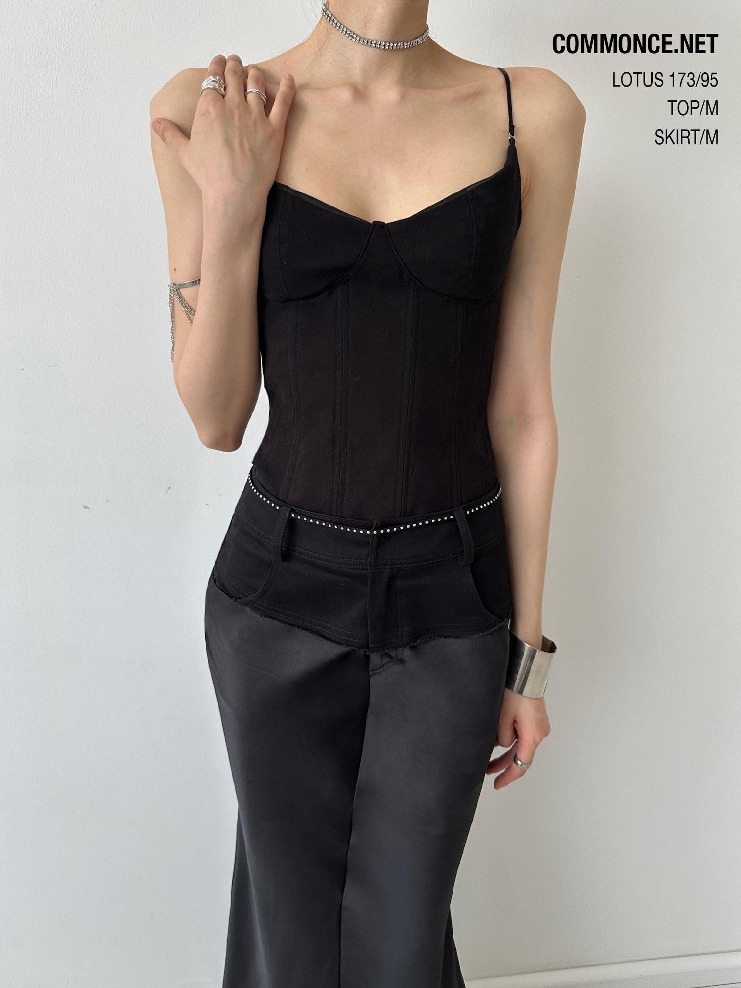 commonce net Frayed Patchwork Micro Fishtail Women&