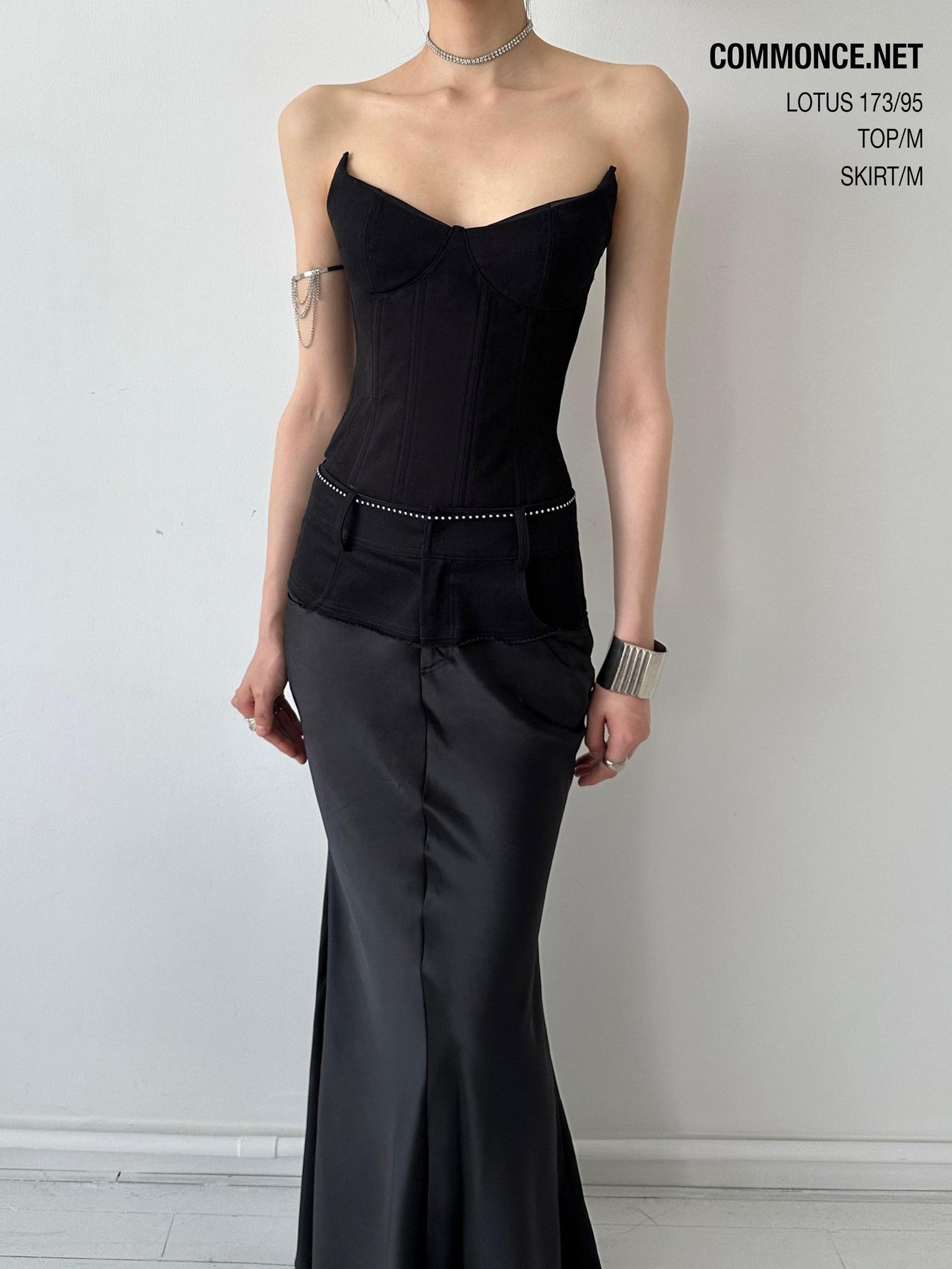 commonce net Frayed Patchwork Micro Fishtail Women&