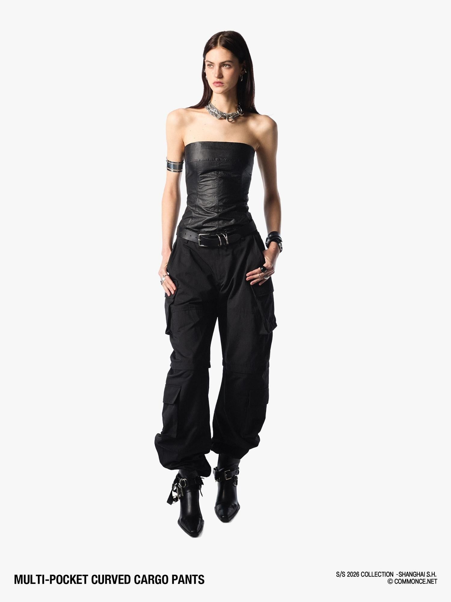 commonce net Long Structured Multi Pocket Women&